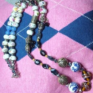 Handmade on of a kind mixbead necklace from(Holmes creations)the elegant edition